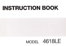 Load image into Gallery viewer, JANOME 4618LE INSTRUCTION BOOK ENGLISH SEWING MACHINE
