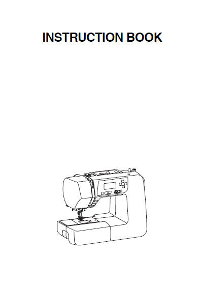 JANOME 49360 INSTRUCTION BOOK ENGLISH SEWING MACHINE