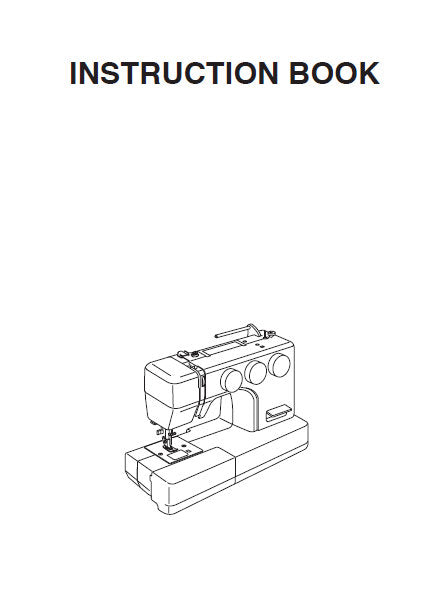 JANOME 50816 INSTRUCTION BOOK ENGLISH SEWING MACHINE