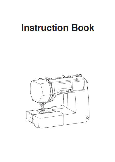 JANOME 5300QDC-T INSTRUCTION BOOK ENGLISH SEWING MACHINE