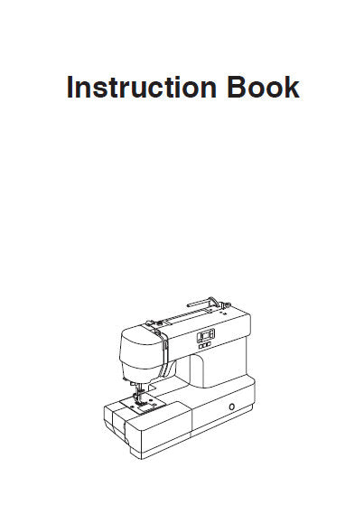 JANOME C30 C30W INSTRUCTION BOOK ENGLISH SEWING MACHINE