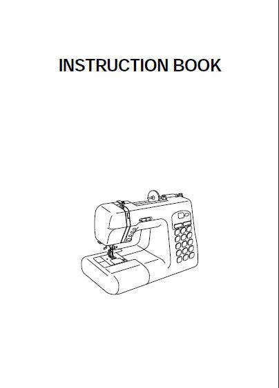 JANOME DC4030PR INSTRUCTION BOOK ENGLISH SEWING MACHINE