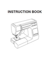 Load image into Gallery viewer, JANOME HD3000 INSTRUCTION BOOK ENGLISH SEWING MACHINE
