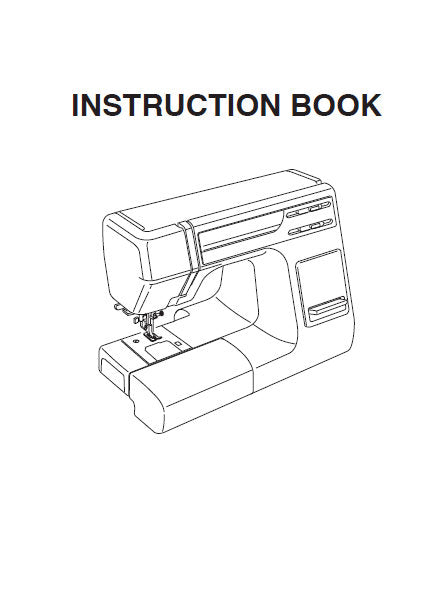 JANOME HD3000 INSTRUCTION BOOK ENGLISH SEWING MACHINE