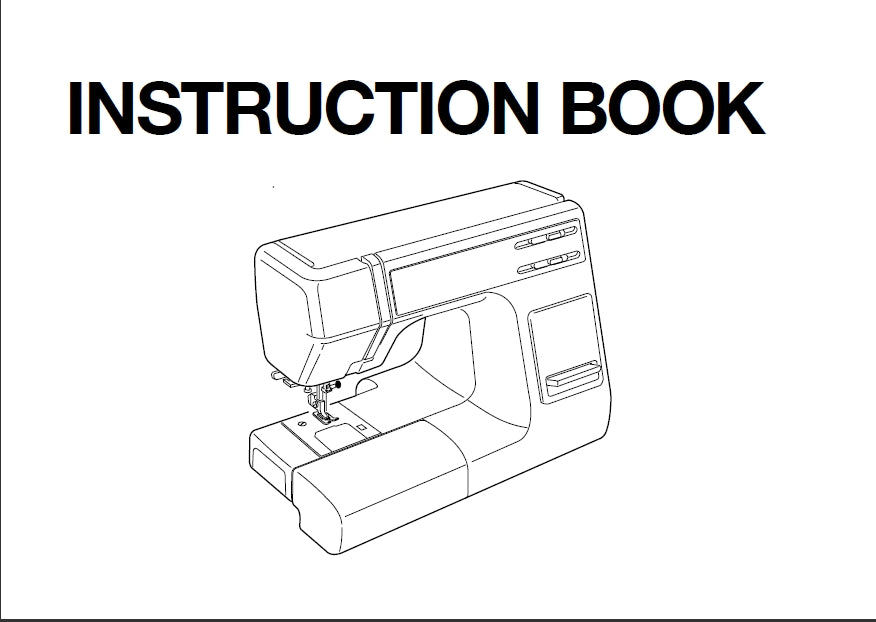 JANOME SCHOOLMATE S-3023 INSTRUCTION BOOK ENGLISH SEWING MACHINE