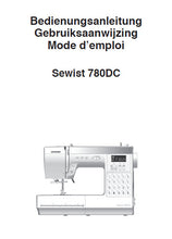 Load image into Gallery viewer, JANOME SEWIST 780DC BEDIENUNGSANLEITUNG DEUTSCH NEDERLANDS FRANCAIS SEWING MACHINE
