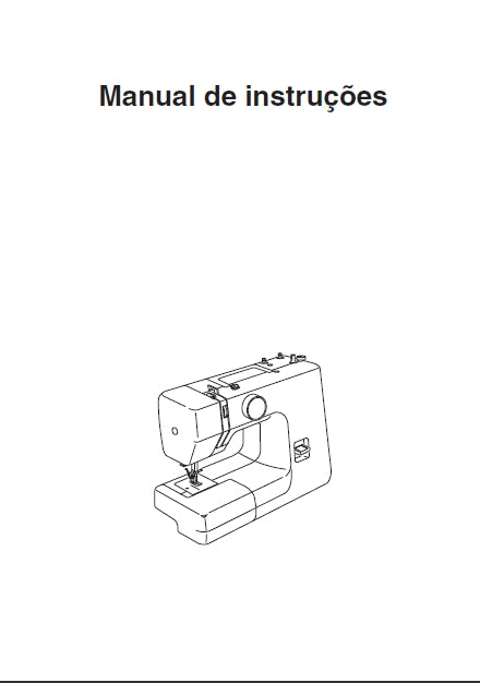 JANOME 1006 MANUAL DE INSTRUCOES PORTUGUESE BR MAQUINA DE COSTURA