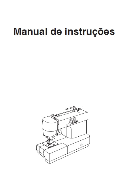 JANOME 1030MX MANUAL DE INSTRUCOES PORTUGUESE BR MAQUINA DE COSTURA