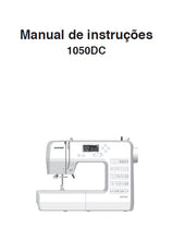 Load image into Gallery viewer, JANOME 1050DC MANUAL DE INSTRUCOES PORTUGUESE BR MAQUINA DE COSTURA
