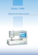 Load image into Gallery viewer, JANOME 11000 MANUAL DE INSTRUCCIONES ESPANOL MAQUINA DE COSER
