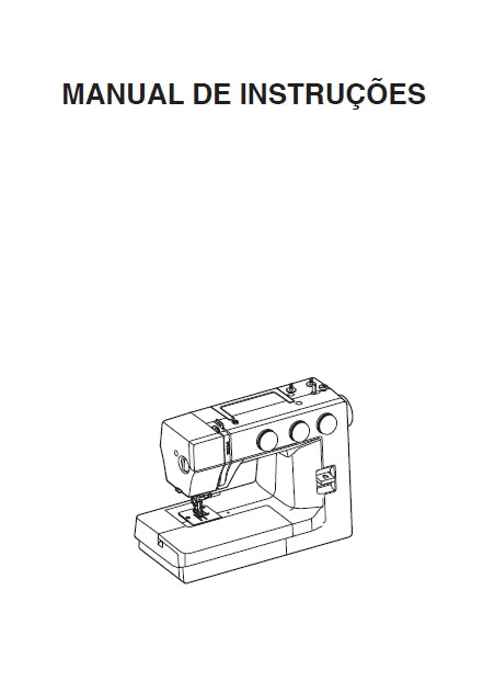 JANOME 1522 MANUAL DE INSTRUCOES PORTUGUESE BR MAQUINA DE COSTURA