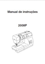 Load image into Gallery viewer, JANOME 2008P MANUAL DE INSTRUCOES PORTUGUESE BR MAQUINA DE COSTURA
