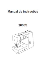 Load image into Gallery viewer, JANOME 2008S MANUAL DE INSTRUCOES PORTUGUESE BR MAQUINA DE COSTURA
