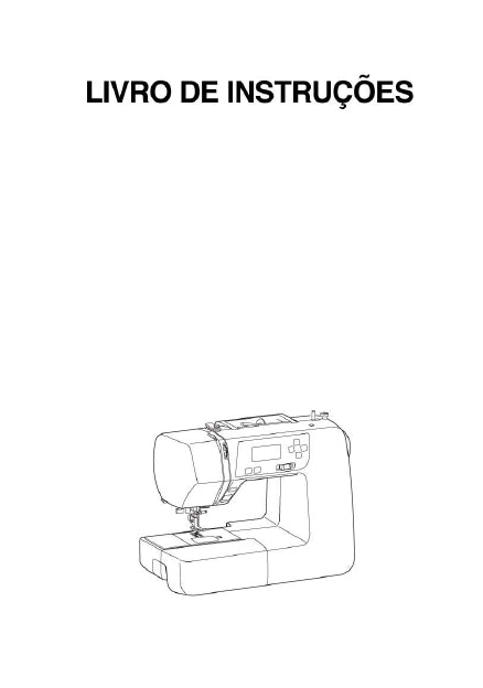 JANOME 2030DC LIVRO DE INSTRUCOES PORTUGUESE BR MAQUINA DE COSTURA