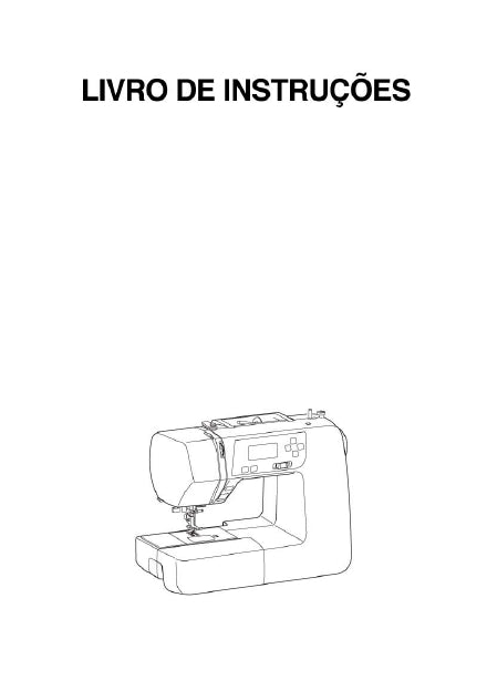 JANOME 2030QDC LIVRO DE INSTRUCOES PORTUGUESE BR MAQUINA DE COSTURA