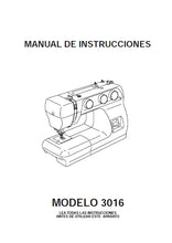 Load image into Gallery viewer, JANOME 3016 MANUAL DE INSTRUCCIONES ESPANOL MAQUINA DE COSER
