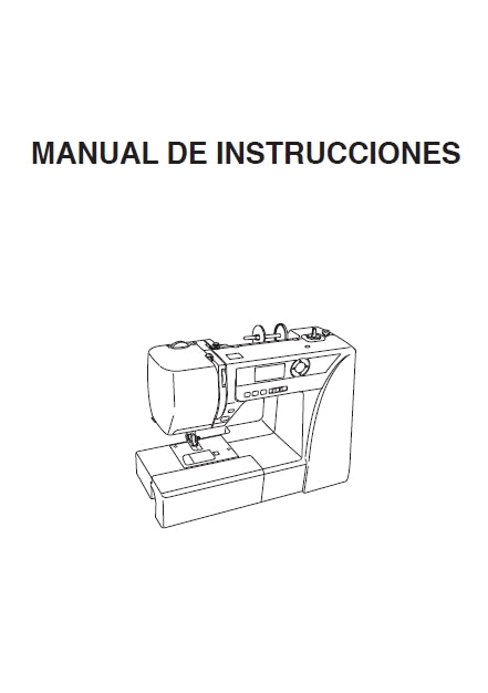 JANOME 5060QDC MANUAL DE INSTRUCCIONES ESPANOL MAQUINA DE COSER