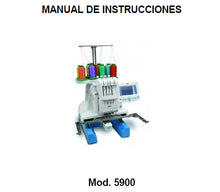 Load image into Gallery viewer, JANOME 5900 MANUAL DE INSTRUCCIONES ESPANOL MAQUINA DE COSER
