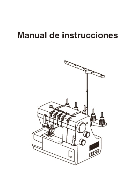 JANOME COVERPRO3000P MANUAL DE INSTRUCCIONES ESPANOL MAQUINA DE COSER