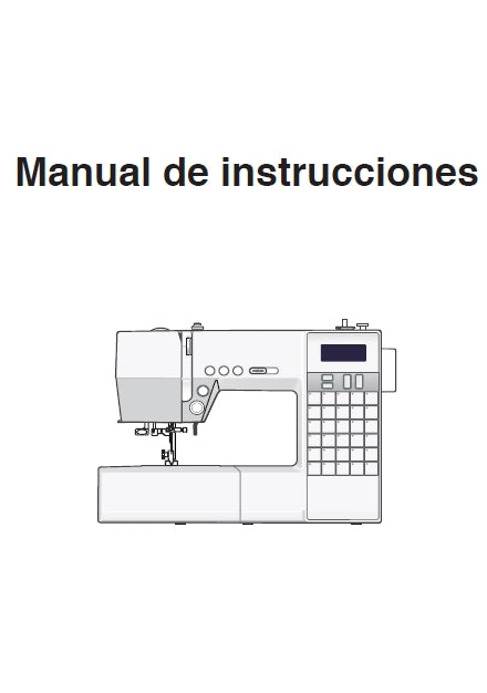 JANOME DC6030 MANUAL DE INSTRUCCIONES ESPANOL MAQUINA DE COSER