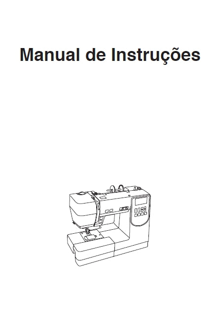 JANOME DC6100 MANUAL DE INSTRUCOES PORTUGUESE BR MAQUINA DE COSTURA