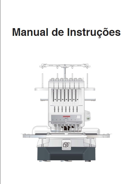 JANOME MB-7 MANUAL DE INSTRUCOES PORTUGUESE BR MAQUINA DE COSTURA