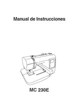 Load image into Gallery viewer, JANOME MC230E MANUAL DE INSTRUCCIONES ESPANOL MAQUINA DE COSER
