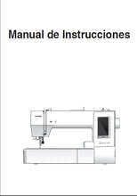 Load image into Gallery viewer, JANOME MC400E MANUAL DE INSTRUCCIONES ESPANOL MAQUINA DE COSER
