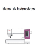 Load image into Gallery viewer, JANOME MEMORY CRAFT 450E MANUAL DE INSTRUCCIONES ESPANOL MAQUINA DE COSER
