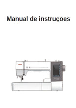 Load image into Gallery viewer, JANOME MEMORY CRAFT 550E LE MC550E LE MANUAL DE INSTRUCOES PORTUGUESE BR MAQUINA DE COSTURA
