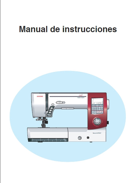 JANOME MEMORY CRAFT 7700 MANUAL DE INSTRUCCIONES ESPANOL MAQUINA DE COSER