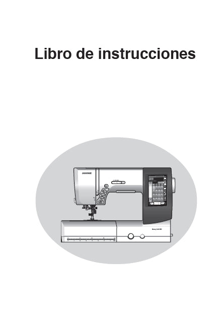 JANOME MEMORY CRAFT 9850 LIBRO DE INSTRUCCIONES ESPANOL MAQUINA DE COSER