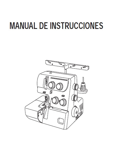 JANOME MYLOCK 8002D MANUAL DE INSTRUCCIONES ESPANOL MAQUINA DE COSER