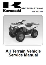 Load image into Gallery viewer, KAWASAKI BRUTE FORCE 750 KVF750 SERVICE MANUAL IN ENGLISH ALL TERRAIN VEHICLE
