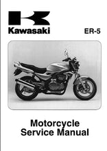 Load image into Gallery viewer, KAWASAKI ER-5 SERVICE MANUAL IN ENGLISH MOTORCYCLE

