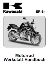 Load image into Gallery viewer, KAWASAKI ER-6n WERKSTATT-HANDBUCH DEUTSCH MOTORRAD
