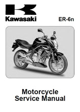 Load image into Gallery viewer, KAWASAKI ER-6n SERVICE MANUAL IN ENGLISH MOTORCYCLE
