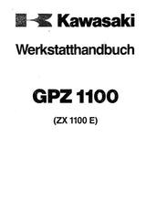 Load image into Gallery viewer, KAWASAKI GPZ1100 ZX1100E WERKSTATTHANDBUCH DEUTSCH MOTORRAD
