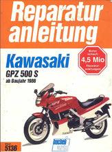 Load image into Gallery viewer, KAWASAKI GPZ500S REPARATURANLEITUNG DEUTSCH MOTORRAD
