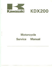 Load image into Gallery viewer, KAWASAKI KDX200 SERVICE MANUAL IN ENGLISH MOTORCYCLE
