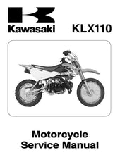 Load image into Gallery viewer, KAWASAKI KLX110 SERVICE MANUAL IN ENGLISH MOTORCYCLE
