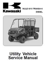 Load image into Gallery viewer, KAWASAKI MULE 4010 SERVICE MANUAL IN ENGLISH UTILITY VEHICLE
