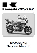 Load image into Gallery viewer, KAWASAKI VERSYS 1000 SERVICE MANUAL IN ENGLISH MOTORCYCLE
