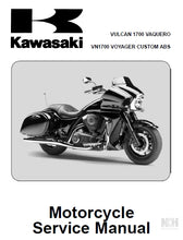 Load image into Gallery viewer, KAWASAKI VULCAN 1700 VAQUERO VN1700 VOYAGER CUSTOM ABS SERVICE MANUAL IN ENGLISH MOTORCYCLE
