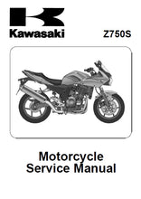 Load image into Gallery viewer, KAWASAKI Z750S SERVICE MANUAL IN ENGLISH MOTORCYCLE
