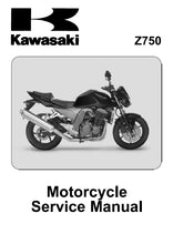 Load image into Gallery viewer, KAWASAKI Z750 SERVICE MANUAL IN ENGLISH MOTORCYCLE
