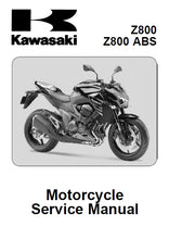 Load image into Gallery viewer, KAWASAKI Z800 Z800 ABS SERVICE MANUAL IN ENGLISH MOTORCYCLE
