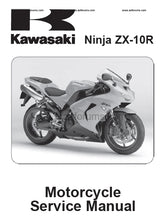 Load image into Gallery viewer, KAWASAKI ZX-10R NINJA SERVICE MANUAL IN ENGLISH MOTORCYCLE
