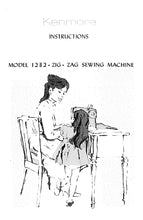 Load image into Gallery viewer, KENMORE 1232 INSTRUCTION MANUAL ENGLISH SEWING MACHINE
