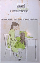 Load image into Gallery viewer, KENMORE 1410 INSTRUCTION MANUAL ENGLISH SEWING MACHINE
